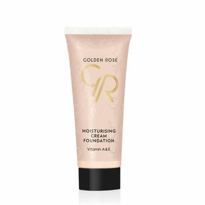 Golden Rose Moisturizing Cream Foundation: Hydrating, Natural Finish & Easy Application - Conceals Imperfections for Rad