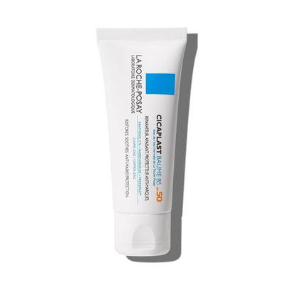 La Roche-Posay Cicaplast Baume B5+ SPF50 Sunscreen Moisturizer for Sensitive Skin - Broad-Spectrum Sun Protection & Soot