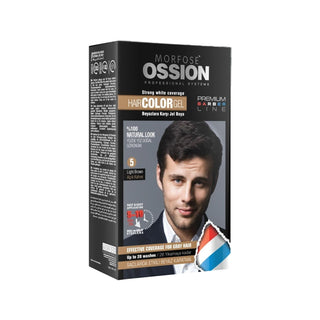 Morfose Ossion Men's Hair Dye Gel - Light Brown (No:5 Açık Kahve) 40ml Morfose Ossion Men's Hair Dye Gel - Light Brown men's hair dye, hair color gel, light brown hair dye, Morfose Ossion hair dye, men's grooming products, hair coloring for men, gel hair dye, men's hair care, hair dye for men, men's beauty products