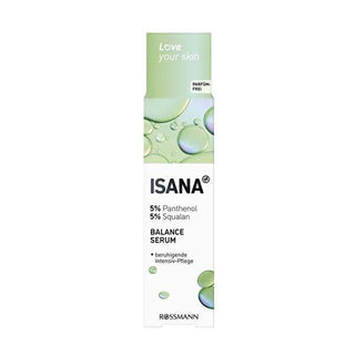 Isana Facial Serum with Panthenol & Squalane - Nourishing, Anti-Redness, Dermatologically Tested - 30 ml Isana Facial Serum - Nourishing & Anti-Redness Skincare facial serum, skin nourishment, natural skincare, dermatologically tested, panthenol, squalane, ektoin, anti-redness, skin balance, skincare routine, dry skin relief, sensitive skin solution, nourishing serum, olive oil skincare, pro vitamin B5, skin hydration, skin comfort, eco-friendly skincare, cruelty-free skincare