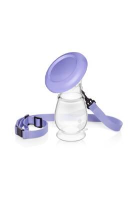 Lansinoh Silicone Breast Milk Collector & Saver: Hands-Free Leak Catcher for Effortless Breastfeeding & Pumping Lansinoh Breast Milk Collector: Save Milk & More! breast milk collector, silicone breast pump, milk saver, breastfeeding milk collector, leak catcher, portable breast milk collector, hands free breast milk collection, breast milk, breastfeeding, pumping, milk collection, milk storage, new mom, baby essentials, baby feeding, silicone, hands-free, portable, neck lanyard, lid, breast milk saver, Lans