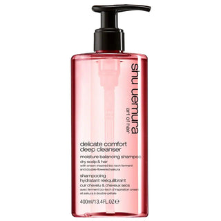 Delicate Comfort Clarifying Shampoo: Hydrating Dry Scalp & Hair, Removes Buildup, Paraben-Free, Japanese Cherry Blossom & Onsen Ferment Delicate Comfort Clarifying Shampoo - Hydrates Dry Scalp & Hair clarifying shampoo, dry scalp shampoo, hydrating shampoo, shampoo for scalp buildup, paraben-free shampoo, Japanese cherry blossom shampoo, Japanese cherry blossom, onsen ferment hair product, shampoo for dry and damaged hair, moisturizing clarifying shampoo, shampoo for fine hair, shampoo, hair care, dry scalp