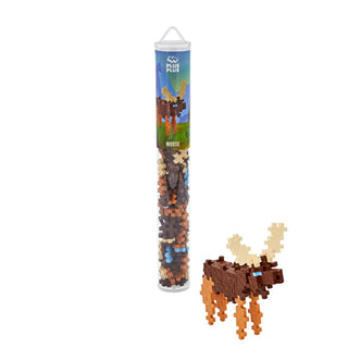 Plus Plus Construction Toy, 100 Piece Creative Building Set in Reusable Tube - Danish Made Educational Toy for Kids Plus Plus 100 Piece Construction Toy - Danish Made construction toy, creative building set, educational toy, travel-friendly toy, Danish-made toy, Plus Plus toy, kids toys, building blocks, creative play, developmental toys