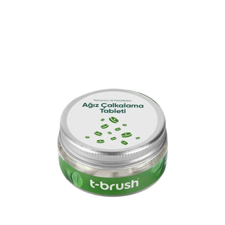 T-Brush Fluoride-Free Mouthwash Tablets, Mint Flavor, Portable Oral Care Solution for Travel - 75 Tablets T-Brush Fluoride-Free Mouthwash Tablets - 75 Count fluoride-free mouthwash, mouthwash tablets, portable oral care, natural mouthwash, travel mouthwash, oral hygiene on-the-go, travel-friendly, compact oral care, eco-friendly oral care, mint flavor mouthwash, sensitive teeth and gums, natural oral care products, compact toiletries, travel essentials