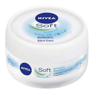 Nivea Soft Moisturizing Cream: Hydrate & Refresh Skin with Vitamin E & Jojoba Oil - Lightweight Daily Face and Body Mois