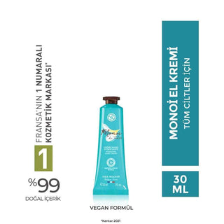 Monoi El Kremi Hand Cream with Tiare Flower and Coconut Oil - Tropical Fragrance Moisturizer for Dry Hands Monoi El Kremi Hand Cream - Tropical Fragrance for Dry Hands Hand Cream, Tropical fragrance hand moisturizer, Coconut Oil hand cream, Tiare Flower hand care, Daily hand hydration, Moisturizing hand cream, Softening hand care, Tropical scent hand lotion, Hand moisturizer with Tiare Flower, Coconut Oil hand lotion, Dry hand solution, Soft hands, Hand care routine, Natural hand cream, Organic hand moistur