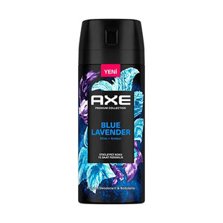 Axe Premium Collection Blue Lavender Deodorant Spray - 72h Long-Lasting Freshness for Men Axe Blue Lavender Deodorant - 72h Freshness long-lasting deodorant, lavender scent deodorant, 72-hour freshness, Premium Collection deodorant, Zinc-Zap technology deodorant, men's grooming, personal hygiene, deodorant spray, lavender fragrance, men's fragrance, antiperspirant, body care, hygiene products, grooming essentials