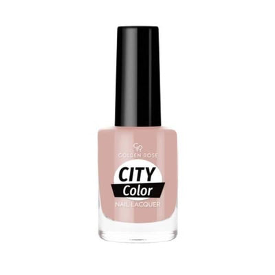 Golden Rose City Color Nail Polish: Long-Lasting, Shiny Nail Lacquer for Vibrant Manicures - Color 16