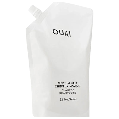 OUAI Medium Hair Shampoo - Color-Safe, Hydrating, Sulfate-Free, Nourishing Shampoo for Damaged Hair