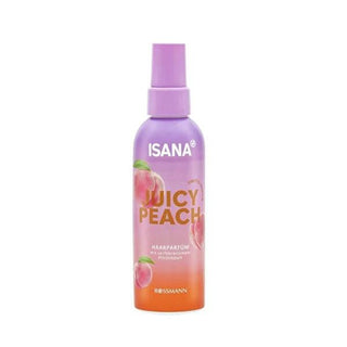 Isana Juicy Peach Hair Perfume 100ml: Refreshing Peach Scent & Hair Care - Dermatologically Tested Isana Peach Hair Perfume: Fragrant Hair & Care hair perfume, peach hair perfume, Isana hair perfume, hair fragrance mist, peach scented hair spray, hair perfume 100ml, dermatologically tested hair perfume, hair fragrance, peach scent, hair care, Panthenol, detangling, moisturizing, fruity aroma, refreshing, hair spray, women's fragrance, beauty, personal care, hair styling, hair treatment