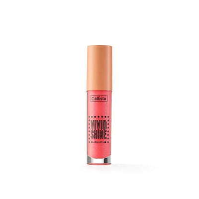 Callista Vivid Shine Lip Gloss - Moisturizing, Long-Lasting Pink Lip Color with Shea & Argan Oil