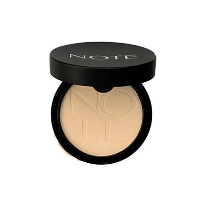 Note Luminous Silk Compact Powder 03 Medium Beige: Matte Finish, Long Lasting Makeup, Argan Oil & Skin Smoothing - Anti-