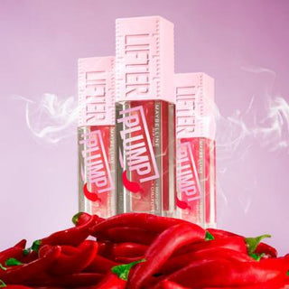 Maybelline Lifter Plump Lip Gloss - 004 Red Flag, Non-Sticky, Chili Pepper Extract for Plumping Maybelline Lifter Plump Lip Gloss - Non-Sticky & Plumping Maybelline Lifter Plump Lip Gloss, Lip Plumping Gloss, Red Flag Lip Gloss, Non-sticky Lip Gloss, Chili Pepper Extract Lip Care, Lip Care, Cosmetic, Beauty Products, Makeup, Lip Gloss, Plumping Lip Gloss, Non-sticky Finish, Easy Application, XL Applicator, Cosmetic Enhancement, Beauty Routine, Makeup Essentials, Lip Care Products