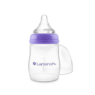 Lansinoh Bottle with NaturalWave Nipple 5oz - Slow Flow | BPA-Free