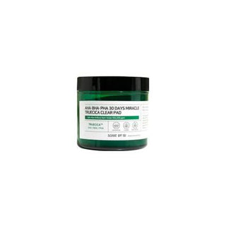 some by mi aha bha pha clear pad product image, some by mi cica clear pad packaging, some by mi aha bha pha cleansing pad, some by mi true cica clear pad Some By Mi AHA-BHA-PHA 30 Days True Cica Clear Pad - 125 ml Some By Mi AHA-BHA-PHA Clear Pad - 30 Days | 125 ml some-by-mi, aha-bha-pha, cleansing-pad, skin-care, cica, clear-skin, low-ph, moisturizing, blackhead-care, ai-generated