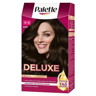 Palette Deluxe Coffee Brown Hair Dye: Long Lasting Color, 100% Grey Coverage, Natural Oils for Intense Shine Palette Deluxe Coffee Brown Hair Dye - Grey Coverage & Shine hair dye, hair color, grey coverage hair dye, permanent hair color, coffee brown hair dye, at home hair color, hair coloring kit, Palette Deluxe hair dye, long lasting hair color, hair dye with natural oils, hair coloring, hair colour, grey hair coverage, permanent hair colour, brown hair dye, home hair color, hair colour kit, long-lasting 