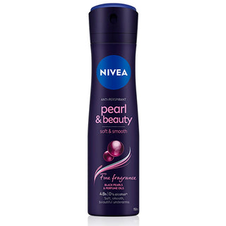 Nivea Pearl & Beauty Deodorant Spray for Women - 48 Hour Protection, Alcohol-Free, Dermatologically Tested Nivea Pearl & Beauty Deodorant Spray - 48 Hour Protection Nivea Pearl & Beauty Deodorant Spray, Women's Deodorant, 48-hour Deodorant Protection, Alcohol-Free Deodorant, Dermatologically Tested Deodorant, Deodorant Spray, Women's Personal Care, Long Lasting Deodorant, Fresh Fragrance Deodorant, Anti-Perspirant Deodorant, Sensitive Skin Deodorant