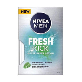 Nivea Men Fresh Kick After Shave Lotion - Soothes & Refreshes Skin, 3.38 fl oz Nivea Men Fresh Kick After Shave Lotion - Soothe & Refresh Nivea Men Fresh Kick, After Shave Lotion, Shaving Care, Men's Skincare, Soothe Post-Shave Irritation, Refreshing Skincare, Cactus Extract, Mint Essence, Men's Grooming, Post-Shave Care, Skincare for Men, Nivea Men, Shaving Essentials, Men's Skincare Routine, After Shave, Skin Soothing, Refreshing After Shave
