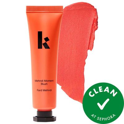 Mehndi Moment Radiant Cream Blush: Long-Lasting, Buildable Color, Vegan & Cruelty-Free - Hydrating Amla & Hibiscus Extra
