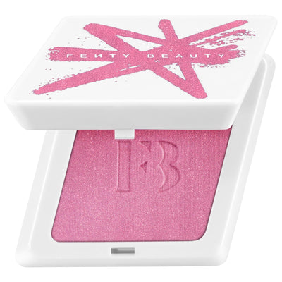Fenty Cheeks Suede: Waterproof Powder Blush - Long Lasting, High Pigment, Sweat & Humidity Resistant - Matte & Shimmer S