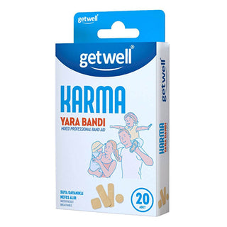 Getwell Waterproof Bandages 20 Count - Breathable Protection | First Aid