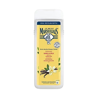 Le Petit Marseillais Vanilla Milk Shower Gel - Moisturizing & Gentle Cleansing - 13.53 fl oz Le Petit Marseillais Vanilla Milk Shower Gel - 13.53 fl oz Shower gel, Vanilla scented shower gel, Moisturizing shower gel, Gentle cleansing shower gel, Vanilla milk shower gel, Le Petit Marseillais, Cosmetic, Personal care, Skincare, Body wash, Moisturizing body wash, Vanilla fragrance, Gentle skincare, Daily shower routine, Nourishing shower gel