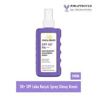 Maruderm SPF 50+ Anti Dark Spot Sunscreen Spray: Ultimate UVA/UVB Protection for Face & Body with Alpha Arbutin & Niacinamide - 6.76 fl oz Maruderm SPF 50+ Sunscreen: Anti Dark Spot & UVA/UVB Protection SPF 50 sunscreen, anti dark spot sunscreen, sunscreen spray, sun protection, UVA UVB protection, Alpha Arbutin sunscreen, Niacinamide sunscreen, sunscreen for hyperpigmentation, face and body sunscreen, broad spectrum sunscreen, sunscreen, sunblock, hyperpigmentation, dark spots, skin brightening, even skin 