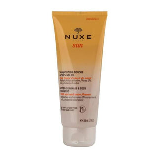 Nuxe Sun: Gentle After Sun Hair & Body Shampoo - Sulfate & Paraben Free, Hydrating Body Wash, Natural Extracts, Biodegradable Formula (6.76 fl oz) Nuxe After Sun Shampoo: Sulfate & Paraben Free | Hydrating after sun shampoo, hair and body wash, sulfate free shampoo, paraben free shampoo, natural after sun care, biodegradable shampoo, gentle cleansing shampoo, hydrating body wash, post sun hair care, Nuxe Sun, after sun care, hair shampoo, body wash, sulfate-free, paraben-free, natural extracts, biodegradabl