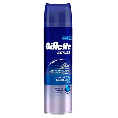 Gillette Series Moisturizing Shaving Gel for Men - 3-Layer Action Formula for Smooth Shaving, Sensitive Skin Relief & Hy