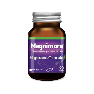 Magnimore Magnesium L-Threonate Supplement - Cognitive Support & Mental Clarity - 90 Capsules