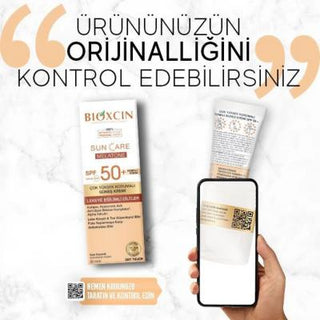 bioxcin colored sunscreen bottle, bioxcin sunscreen application on skin, bioxcin spf 50 sunscreen swatch Bioxcin SPF 50+ Colored Sunscreen - For Spot-Prone Skin | 50 ml Bioxcin SPF 50+ Colored Sunscreen for Spot-Prone Skin bioxcin, sunscreen, spf50, colored-sunscreen, spot-prone-skin, skin-care, sun-protection, anti-aging, moisturizing, ai-generated