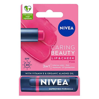 Nivea Colored Lip Care Cream - Moisturizing & Protective Lip Balm with UV Protection Nivea Colored Lip Care Cream - Moisturizing Lip Balm with UV Protection colored lip care cream, Nivea lip balm, lip moisturizer with UV protection, multi-functional lip product, dermatologically approved lip care, lip care, moisturizing lip balm, protective lip balm, SPF30 lip balm, natural lip care, E Vitamin lip balm, Shea Butter lip balm, Organic Almond Oil lip balm, mineral oil-free lip balm