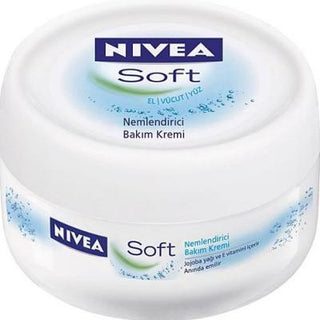 Nivea Soft Moisturizing Cream - 6.76 fl oz - Vitamin E & Jojoba Oil for Daily Skin Hydration, Face & Body - Dermatologically Tested Nivea Soft Moisturizer: Vit E & Jojoba - Hydrate & Soften Skin moisturizing cream, Nivea Soft, daily moisturizer, vitamin E cream, jojoba oil cream, skin hydration, face and body moisturizer, dermatologically tested moisturizer, Nivea, moisturizer, skin care, hydration, vitamin E, jojoba oil, face cream, body cream, daily skin hydration, dry skin relief, sensitive skin, all ski