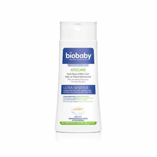 biobaby hair and body shampoo bottle, biobaby shampoo application on hair Biobaby Hair And Body Shampoo - Moisturizing Formula | 300ml Biobaby Hair and Body Shampoo - Moisturizing Formula biobaby, hair-and-body-shampoo, moisturizing, dry-skin-care, gentle-formula, natural-ingredients, parents, children, personal-care, ai-generated