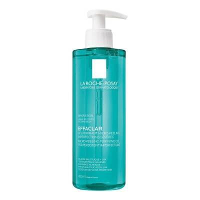 La Roche-Posay Effaclar Micro-Peeling Gel: Salicylic & Glycolic Acid Face & Body Wash | Deep Pore Cleansing, Acne Treatm
