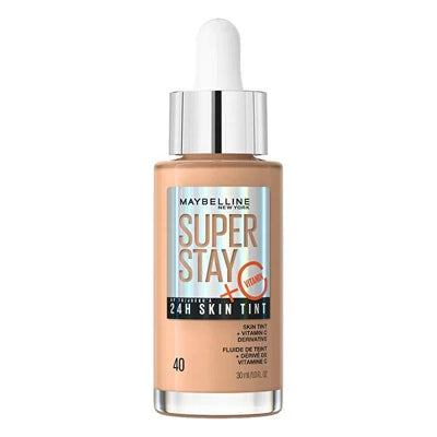 Maybelline Super Stay Glow Tint Serum Foundation - Vitamin C Infused, Long-Lasting Natural Coverage
