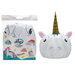 Eklips Unicorn Hair Bonnet - Waterproof Hair Protection for Curly Hair, Shower Cap with Elastic Band Eklips Unicorn Hair Bonnet - Waterproof Hair Protection hair bonnet, unicorn hair bonnet, Eklips hair bonnet, shower cap, waterproof hair protection, curly hair care, hair care accessories, frizz protection, hair protection, bathing accessories, kids hair care, hair dryer accessories, shower accessories