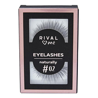 Rival Loves Me False Eyelashes No:02 Naturally - Natural, Lightweight, Eyelash Adhesive Included Rival Loves Me Natural False Eyelashes - Buy Now! False Eyelashes, Natural Eyelashes, Lightweight Eyelashes, Eyelash Adhesive Included, Cosmetic Eyelashes, Beauty Enhancements, Cosmetics, Makeup Accessories, Eye Makeup, Natural Beauty Products, Lightweight Makeup, Eyelash Beauty, Rival Loves Me