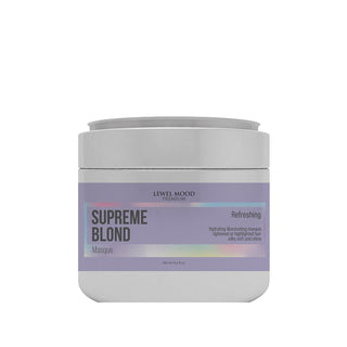 Lewel Mood Premium Supreme Blond Hair Care Mask - Nourishing, Moisturizing, 11.83 fl oz Lewel Mood Blond Hair Mask - Nourishing & Moisturizing Hair care mask, Blond hair care, Premium hair mask, Nourishing hair care, Lewel Mood hair products, Hair nourishment, Moisturizing hair mask, Blond hair maintenance, Premium hair care, Hair hydration, Lewel Mood Premium Supreme Blond
