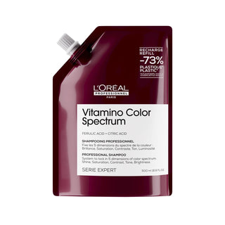 Loreal Professionnel Vitamino Color Shampoo: Protect & Extend Color-Treated Hair Vibrancy | Anti-Fade, Professional Grade, 500ml Refill Loreal Vitamino Color Shampoo: Anti-Fade for Color-Treated Hair color treated hair shampoo, anti-fade shampoo, Loreal Vitamino Color, professional shampoo for colored hair, shampoo for dyed hair, color protecting shampoo, hair color maintenance, 500ml shampoo refill, color protection, anti-fade, professional grade, 500 ml Refill Size, For Color-Treated Hair, Vitamino Color 