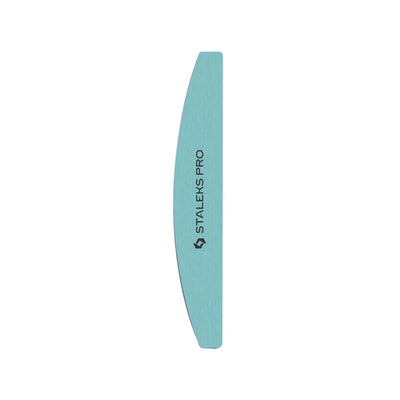 STALEKS Pro Nail Buffer - 400-3000 Grit Half-Moon Shape for Salon Quality Nail Care