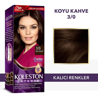 wella koleston intense hair color 3/0 dark brown, wella permanent cream color, wella oxidation cream, wella argan oil moisturizing care cream Wella Koleston Intense Hair Color 3/0 Dark Brown | Permanent Wella Koleston Intense Hair Color 3/0 Dark Brown wella, koleston-intense, hair-color, permanent-dye, dark-brown, argan-oil, hair-care, women, adult-hair-color, ai-generated