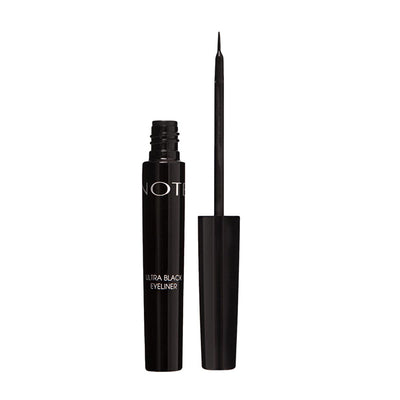 Note Ultra Black Eyeliner - Precise Liquid Eyeliner for Sensitive Eyes - Paraben-Free, Dermatologically Tested