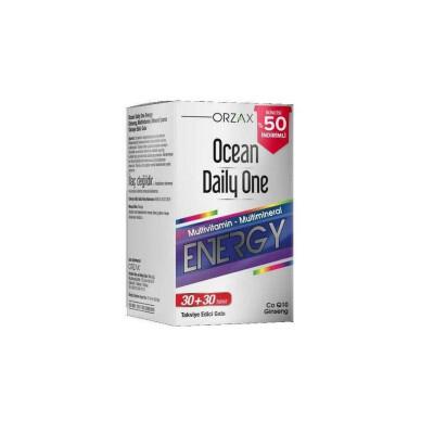 Orzax Multivitamin Supplement with Koenzim Q10 and Ginseng for Daily Energy Support