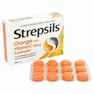 Strepsils Vitamin C Orange Pastilles - 24 Pack