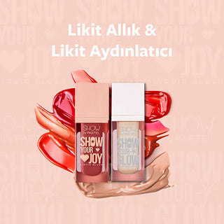 Pastel Glow: Radiant Blush & Glow Likit Highlighter Set - Mix & Match Makeup for Dewy, Illuminating Finish Pastel Glow Blush & Highlighter Set -  Radiant, Dewy Finish blush highlighter set, makeup blush highlighter combo, mix and match makeup set, radiant glow makeup, dewy finish blush, pastel blush highlighter, joy blush, glow likit highlighter, face makeup set, illuminating blush, blush, highlighter, makeup, face makeup, illuminating makeup, dewy makeup, radiant makeup, mix and match, travel makeup, gift 