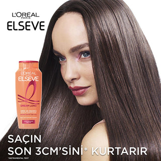 Loreal Paris Elseve Dream Long: Split End Repair & Hair Growth Keratin Shampoo for Long, Damaged Hair - 10.14 fl oz Loreal Elseve: Split End Repair Shampoo for Long Hair Growth split end repair shampoo, hair growth shampoo, keratin shampoo, long hair shampoo, damaged hair repair, Elseve Dream Long, hair breakage prevention, shampoo for split ends, hair repair shampoo for long hair, Loreal Paris shampoo, hair care, split ends, hair growth, keratin, long hair, damaged hair, hair breakage, shampoo, Loreal, rep