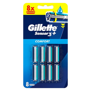 Gillette Sensor3 Comfort Razor Blade Refills: Get Up to 96 Smooth Shaves, Pivoting Head for Enhanced Comfort & Control Gillette Sensor3 Comfort Refills: Smooth Shave, Long Lasting Gillette Sensor3 refill, razor blade refills, shaving blades, Gillette Sensor3 Comfort, replacement razor blades, razor blades, shaving, mens grooming, personal care, comfortable shave, smooth shave, pivoting head, skin sensing blades, comfortgel, blade refills, grooming, mens care, shaving supplies, shaving accessories, mens pers