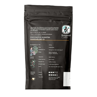 Bongardi Sumatra Coffee Beans 200g - Low Acidity, Rich Earthy Flavor Bongardi Sumatra Coffee Beans - Rich & Earthy Sumatra Coffee, Indonesian Coffee, Specialty Coffee Beans, Low Acidity Coffee, Coffee Connoisseur, Coffee Beans, Gifting, Daily Coffee, Coffee Tasting, Rich Flavor, Earthy Flavor, Spicy Notes, Herbal Notes