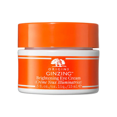 Ginzing Vitamin C Eye Cream - Brighten & Depuff Under Eyes, Vegan & Gluten-Free